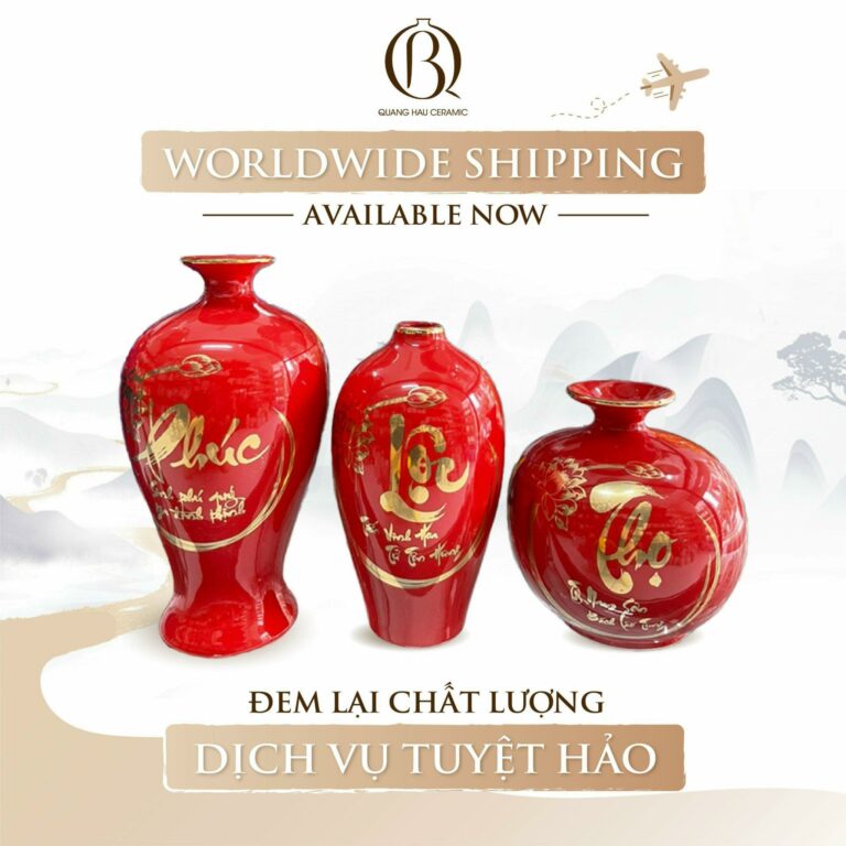 Quang Hau Ceramic Worldwide shipping available now