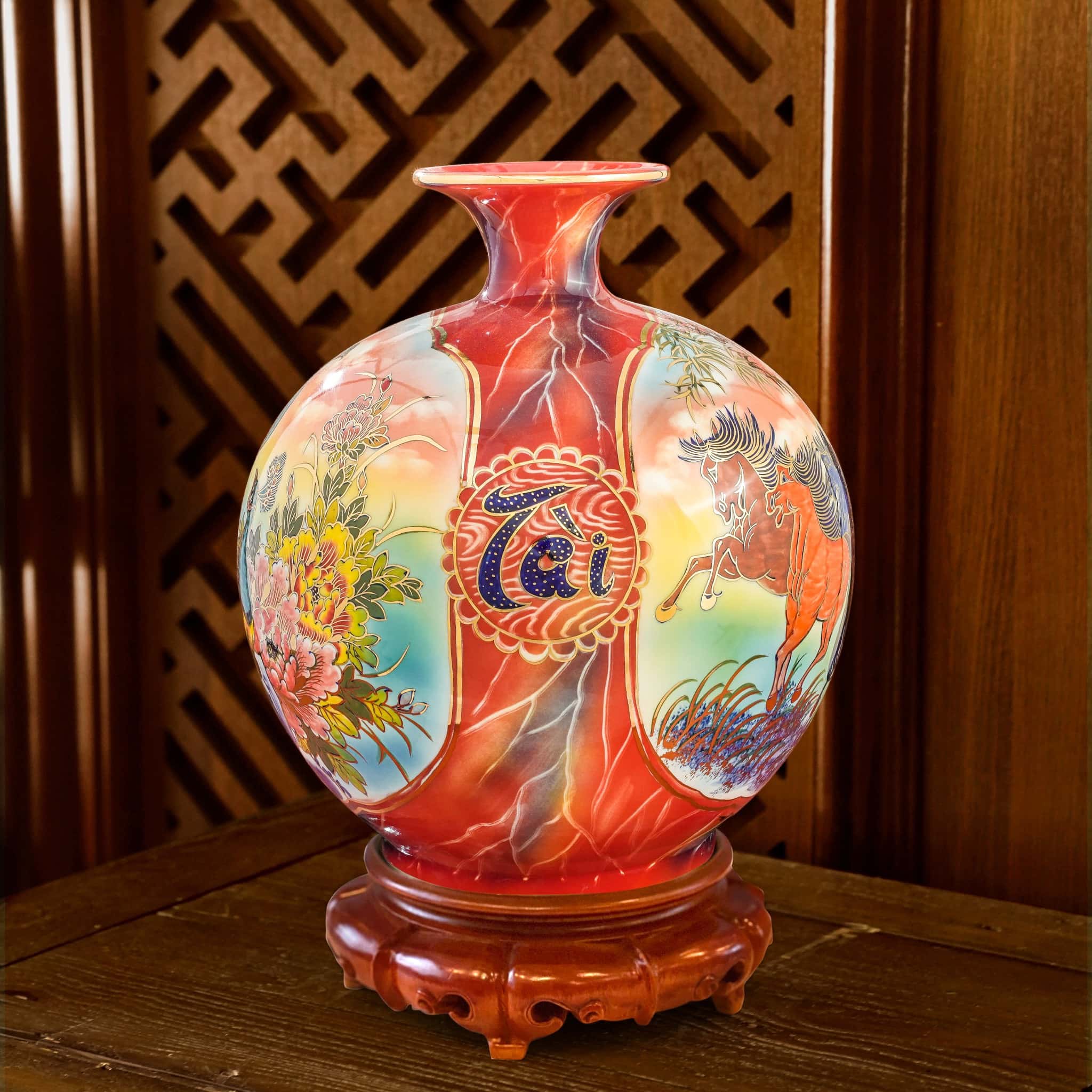 Giới thiệu sản phẩm Bình Hút Lộc Họa Kỹ 3D mới nhà Quang Hậu Ceramic 105 Binh hut loc hoa ky 3D Doc ban Quang Hau Ceramic 1