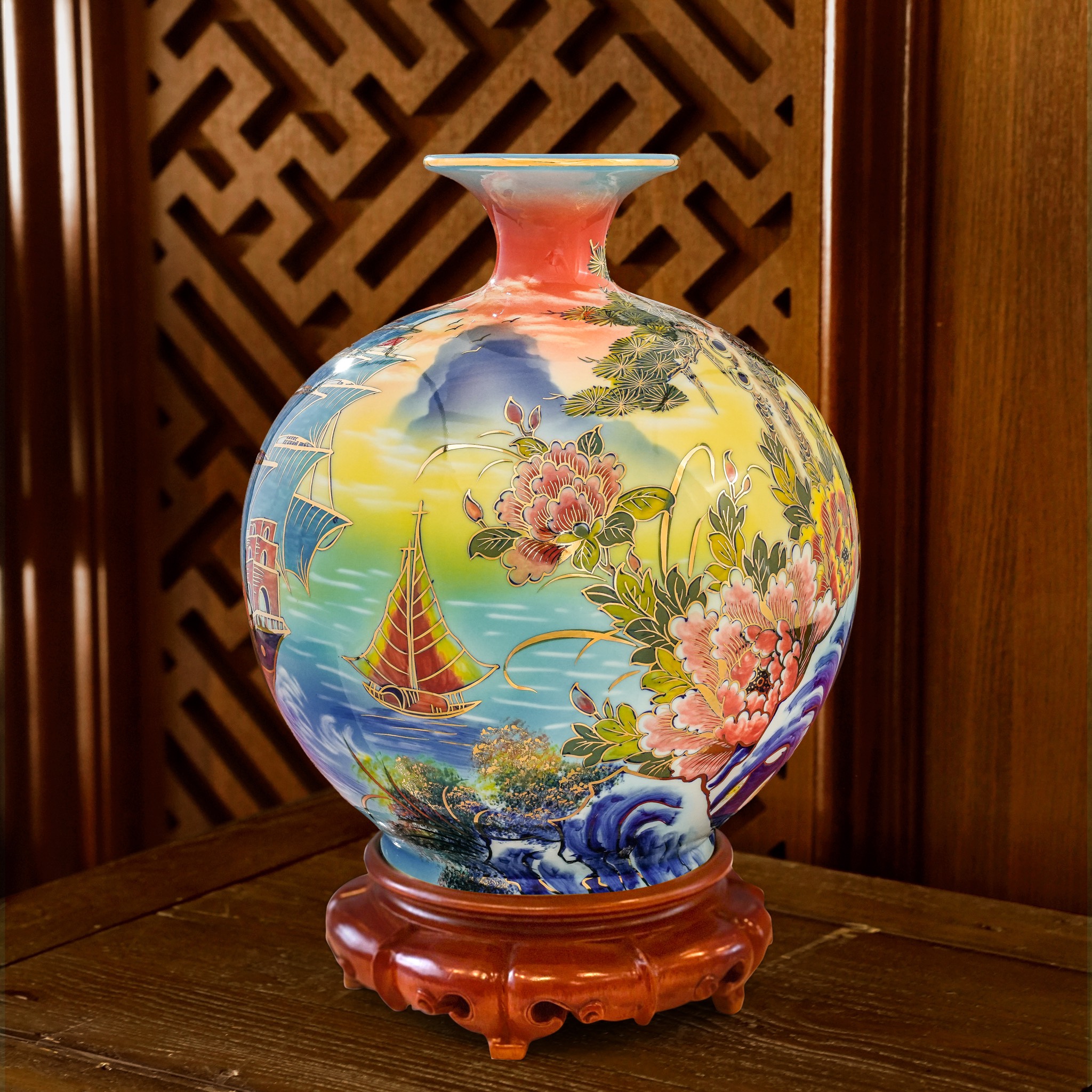 Giới thiệu sản phẩm Bình Hút Lộc Họa Kỹ 3D mới nhà Quang Hậu Ceramic 95 Binh hut loc hoa ky 3D Doc ban Quang Hau Ceramic 11