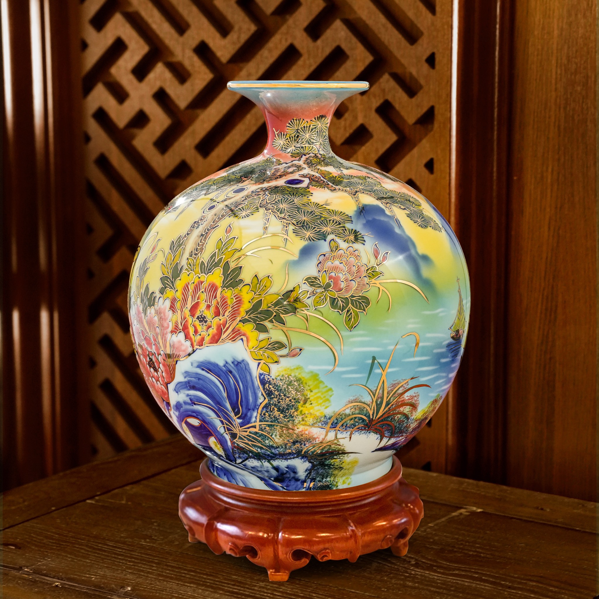 Giới thiệu sản phẩm Bình Hút Lộc Họa Kỹ 3D mới nhà Quang Hậu Ceramic 94 Binh hut loc hoa ky 3D Doc ban Quang Hau Ceramic 12