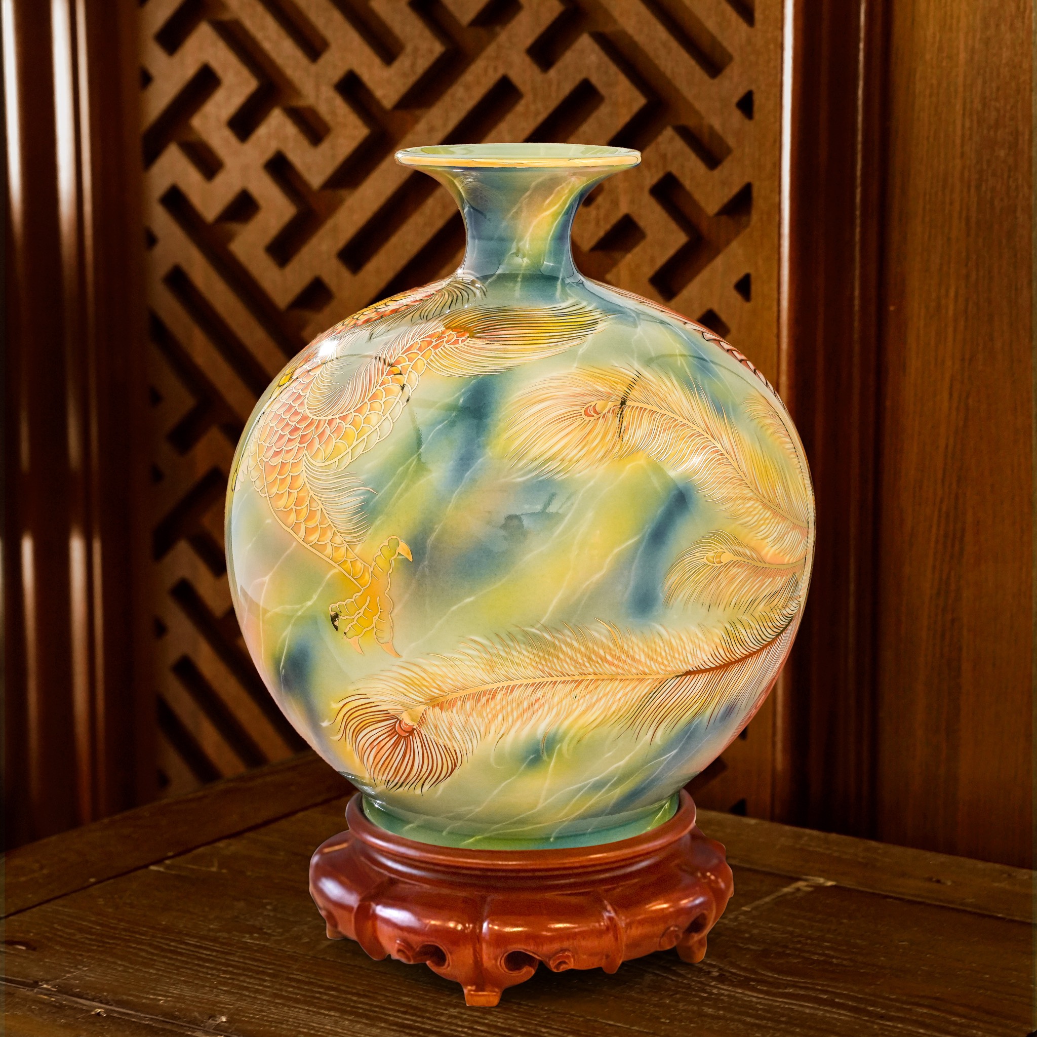 Giới thiệu sản phẩm Bình Hút Lộc Họa Kỹ 3D mới nhà Quang Hậu Ceramic 87 Binh hut loc hoa ky 3D Doc ban Quang Hau Ceramic 19
