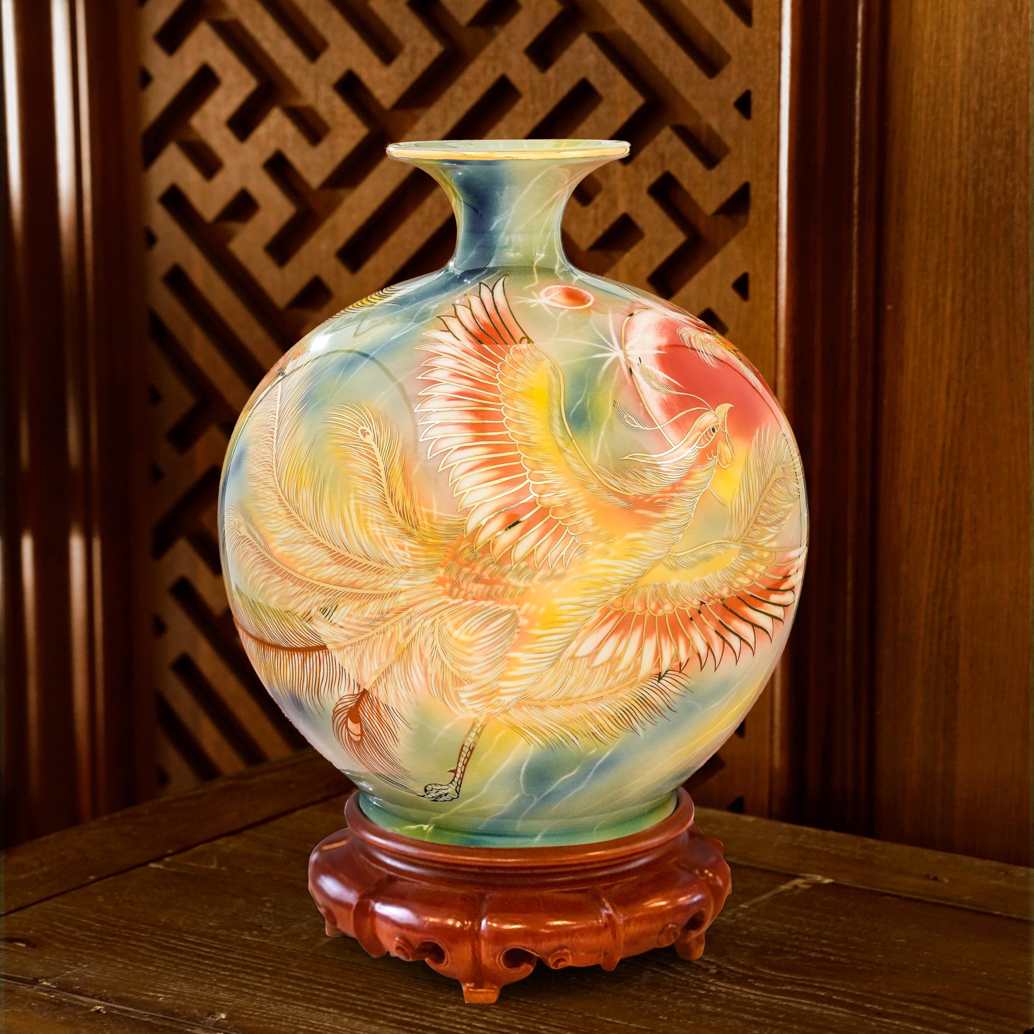 Giới thiệu sản phẩm Bình Hút Lộc Họa Kỹ 3D mới nhà Quang Hậu Ceramic 86 Binh hut loc hoa ky 3D Doc ban Quang Hau Ceramic 20