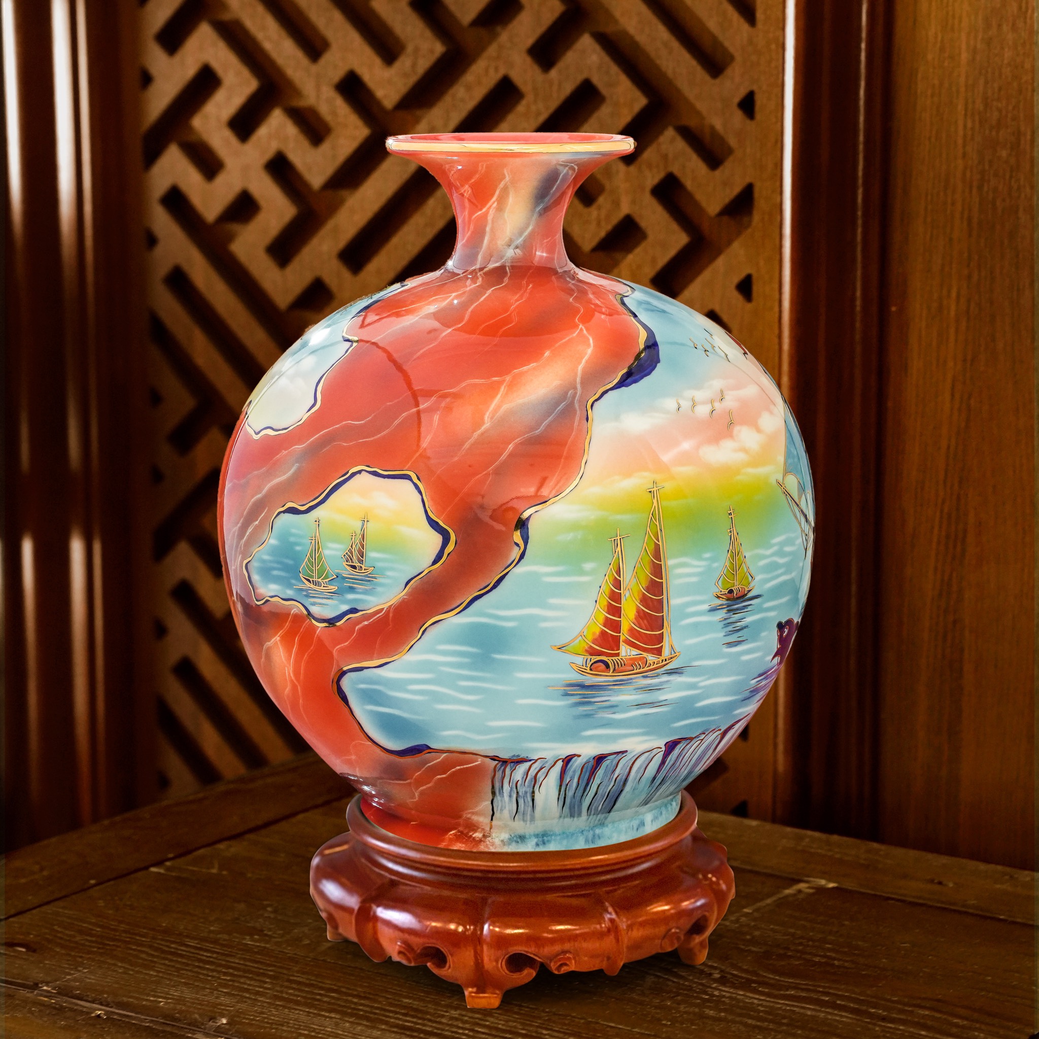 Giới thiệu sản phẩm Bình Hút Lộc Họa Kỹ 3D mới nhà Quang Hậu Ceramic 84 Binh hut loc hoa ky 3D Doc ban Quang Hau Ceramic 22