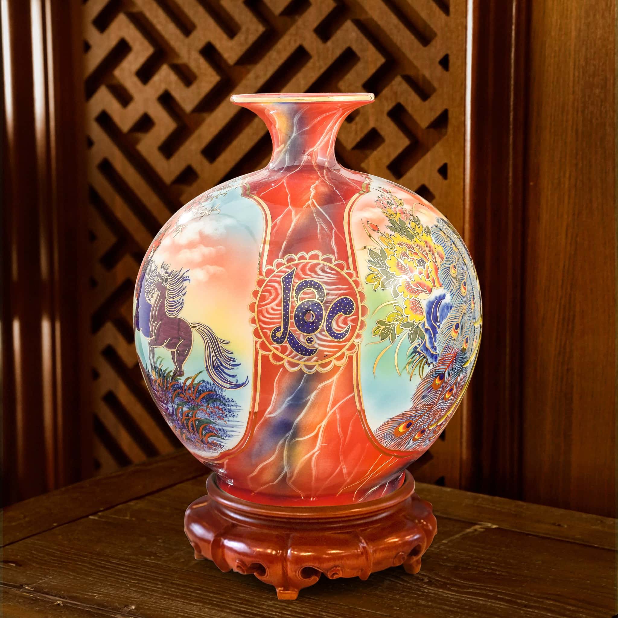 Giới thiệu sản phẩm Bình Hút Lộc Họa Kỹ 3D mới nhà Quang Hậu Ceramic 103 Binh hut loc hoa ky 3D Doc ban Quang Hau Ceramic 3