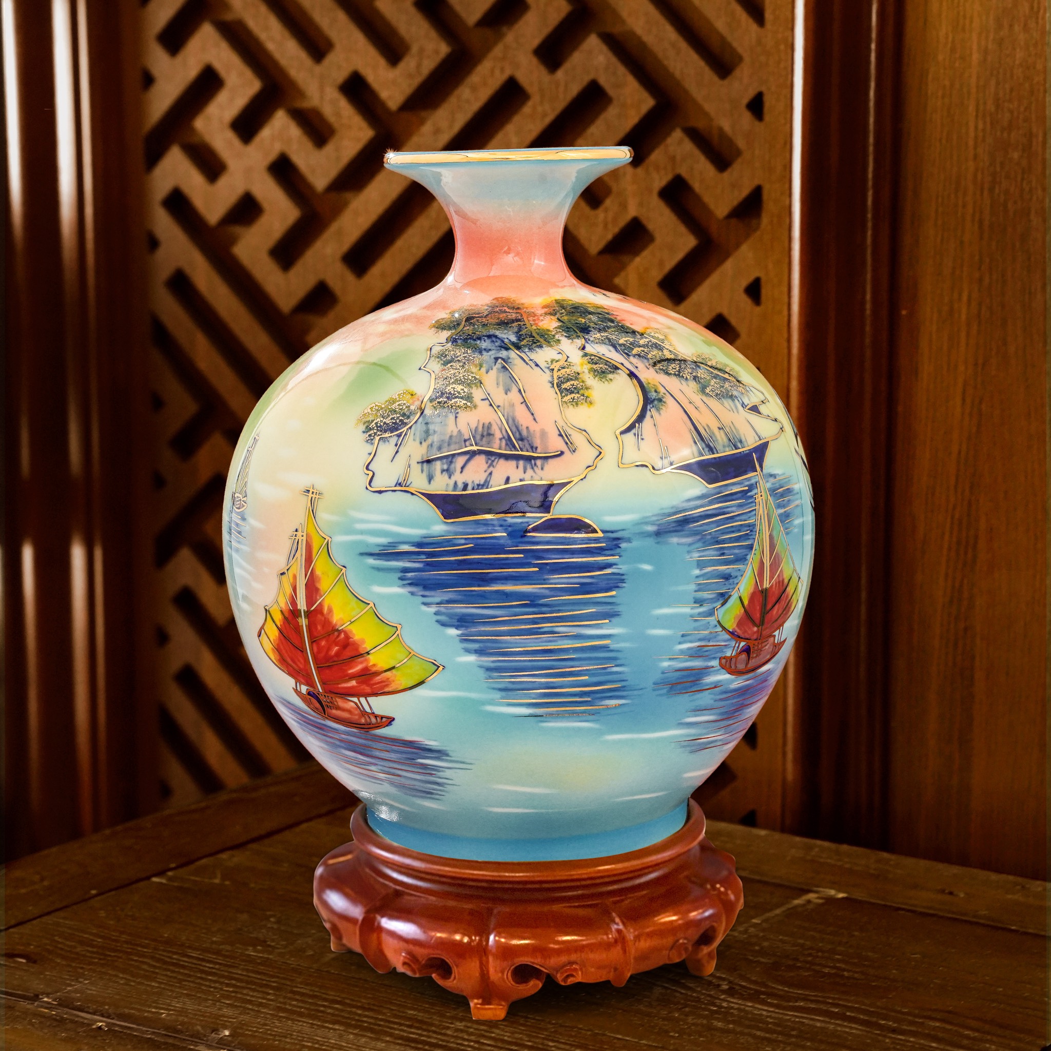 Giới thiệu sản phẩm Bình Hút Lộc Họa Kỹ 3D mới nhà Quang Hậu Ceramic 72 Binh hut loc hoa ky 3D Doc ban Quang Hau Ceramic 34