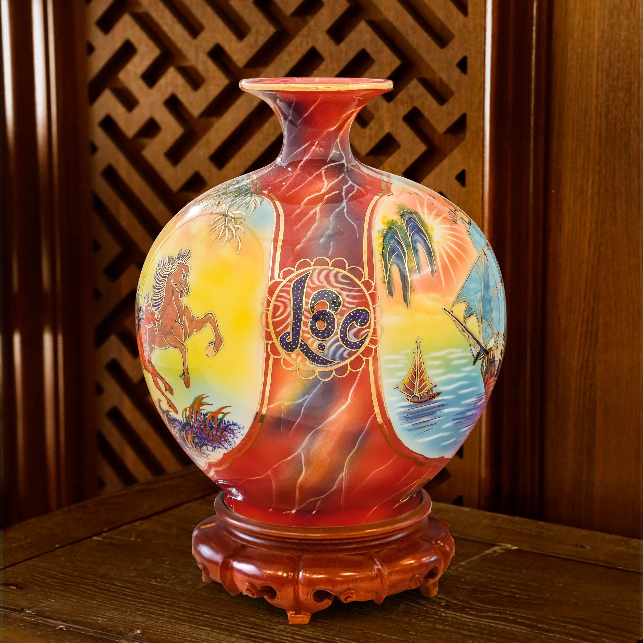 Giới thiệu sản phẩm Bình Hút Lộc Họa Kỹ 3D mới nhà Quang Hậu Ceramic 67 Binh hut loc hoa ky 3D Doc ban Quang Hau Ceramic 39