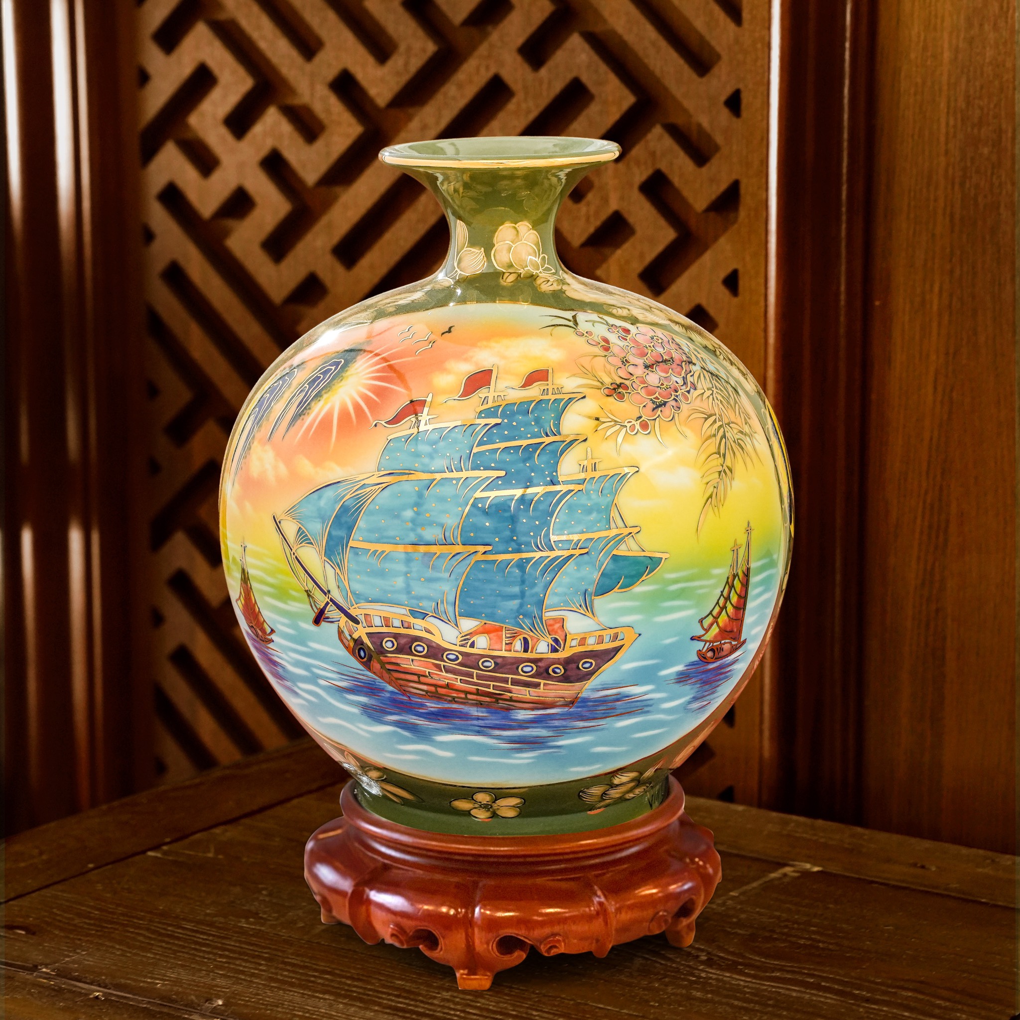 Giới thiệu sản phẩm Bình Hút Lộc Họa Kỹ 3D mới nhà Quang Hậu Ceramic 62 Binh hut loc hoa ky 3D Doc ban Quang Hau Ceramic 44