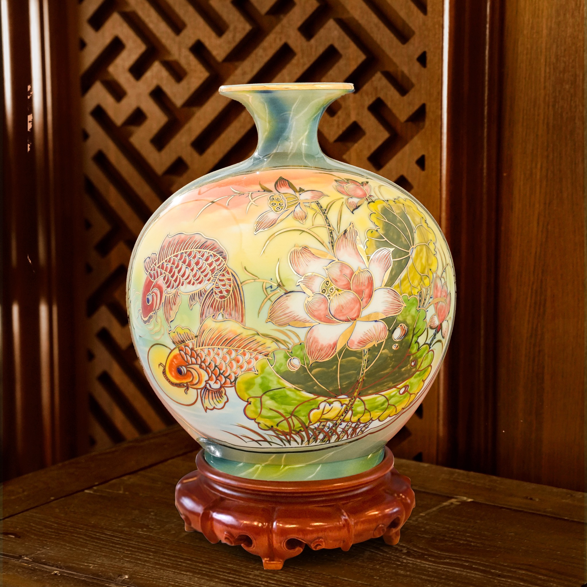 Giới thiệu sản phẩm Bình Hút Lộc Họa Kỹ 3D mới nhà Quang Hậu Ceramic 58 Binh hut loc hoa ky 3D Doc ban Quang Hau Ceramic 48