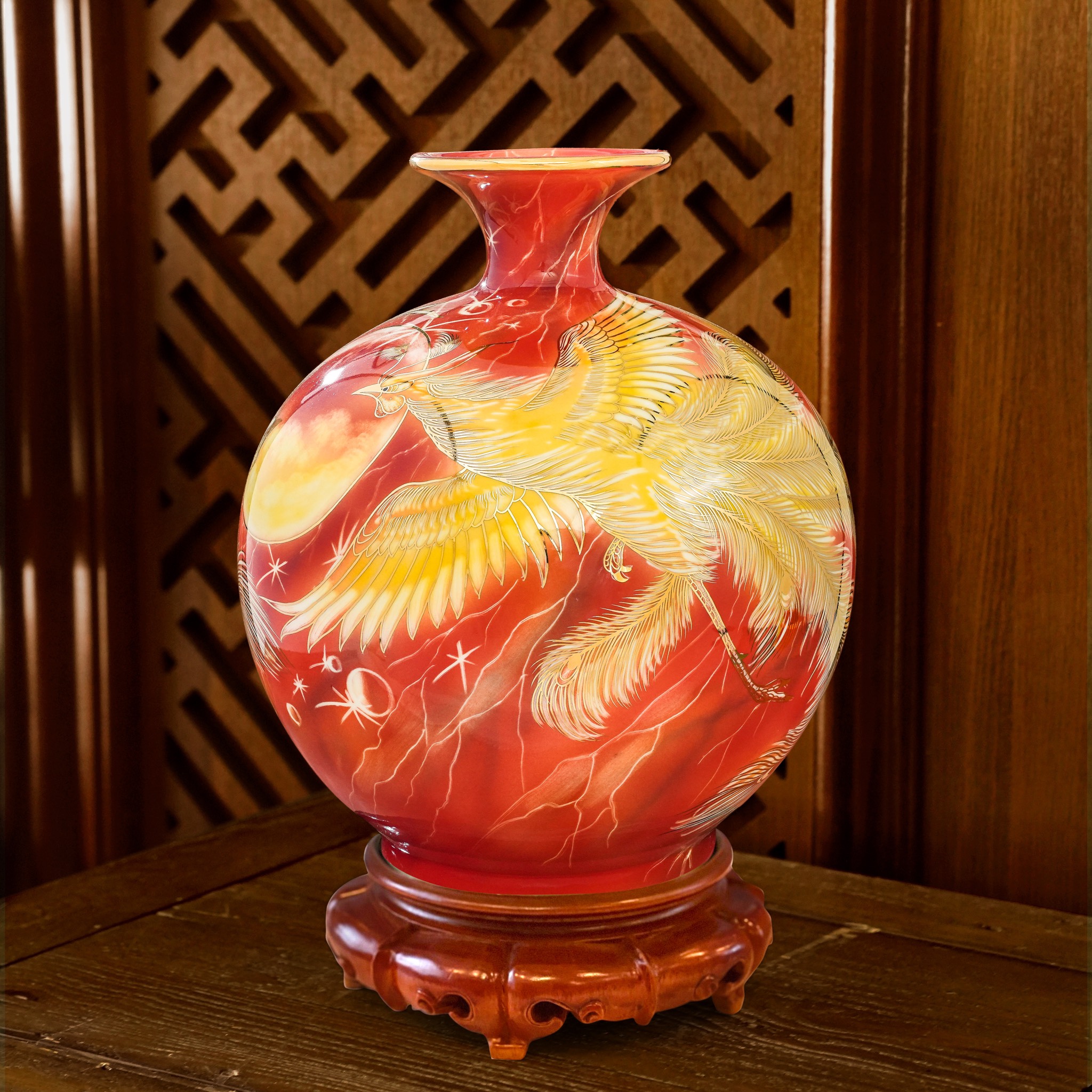 Giới thiệu sản phẩm Bình Hút Lộc Họa Kỹ 3D mới nhà Quang Hậu Ceramic 101 Binh hut loc hoa ky 3D Doc ban Quang Hau Ceramic 5