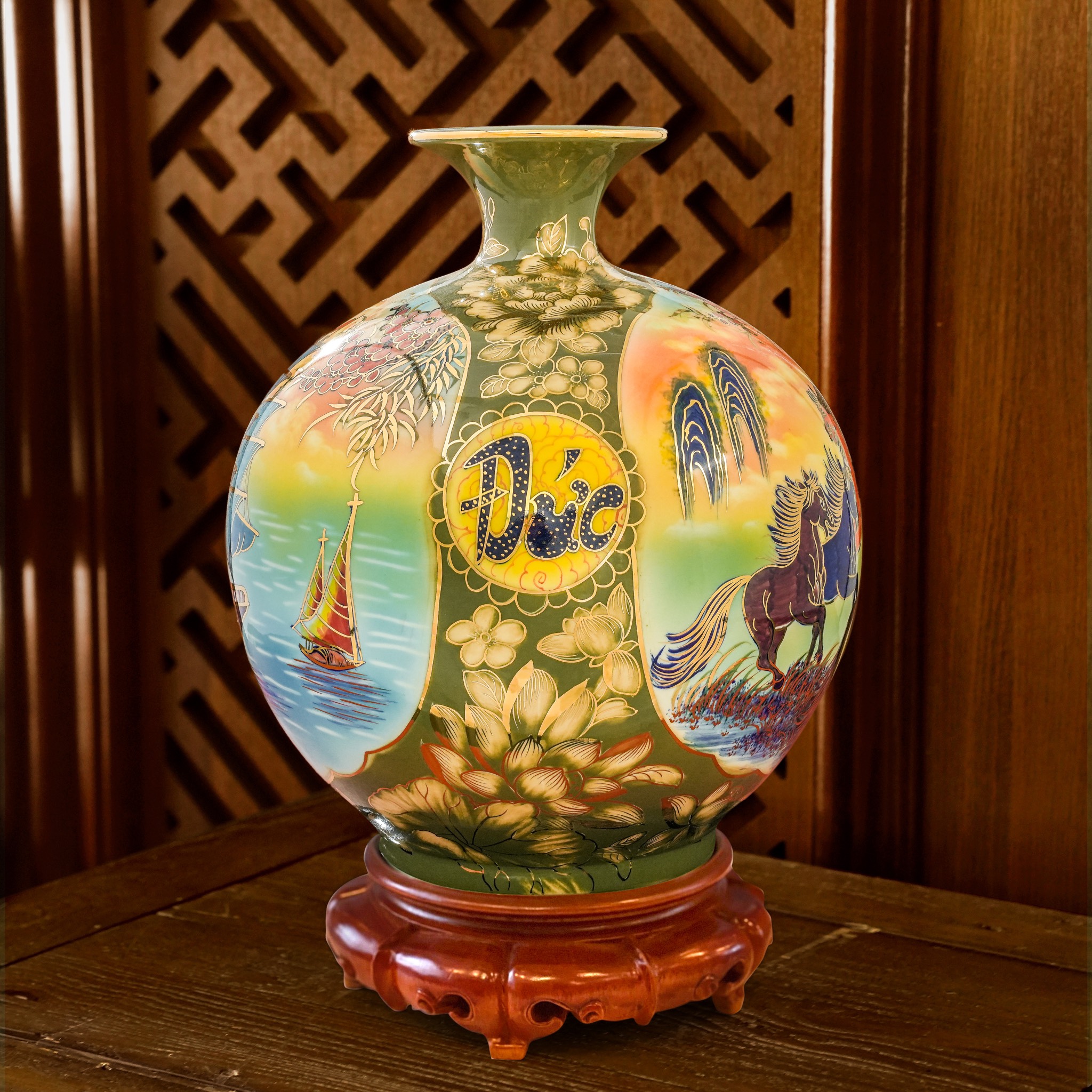 Giới thiệu sản phẩm Bình Hút Lộc Họa Kỹ 3D mới nhà Quang Hậu Ceramic 48 Binh hut loc hoa ky 3D Doc ban Quang Hau Ceramic 58
