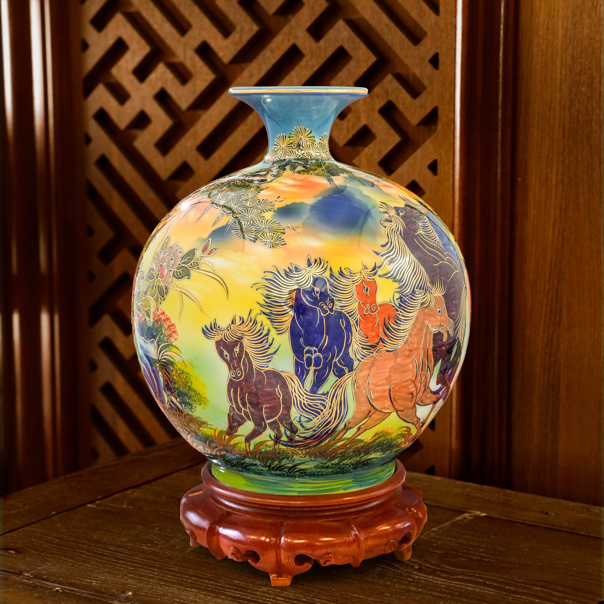 Giới thiệu sản phẩm Bình Hút Lộc Họa Kỹ 3D mới nhà Quang Hậu Ceramic 35 Binh hut loc hoa ky 3D Doc ban Quang Hau Ceramic 72