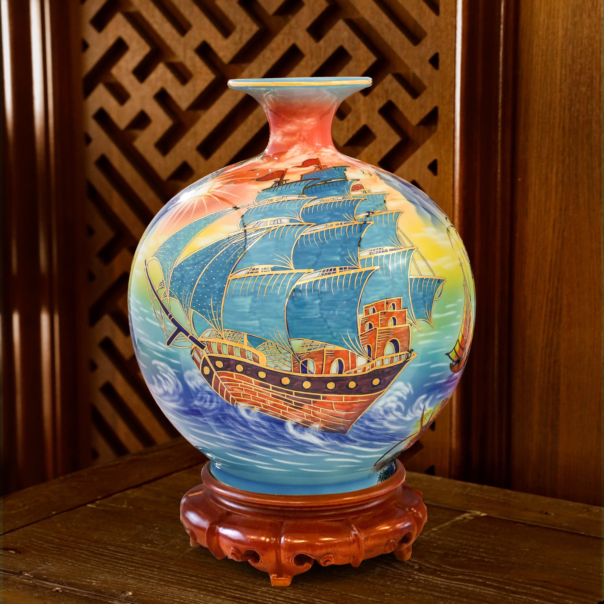 Giới thiệu sản phẩm Bình Hút Lộc Họa Kỹ 3D mới nhà Quang Hậu Ceramic 98 Binh hut loc hoa ky 3D Doc ban Quang Hau Ceramic 8