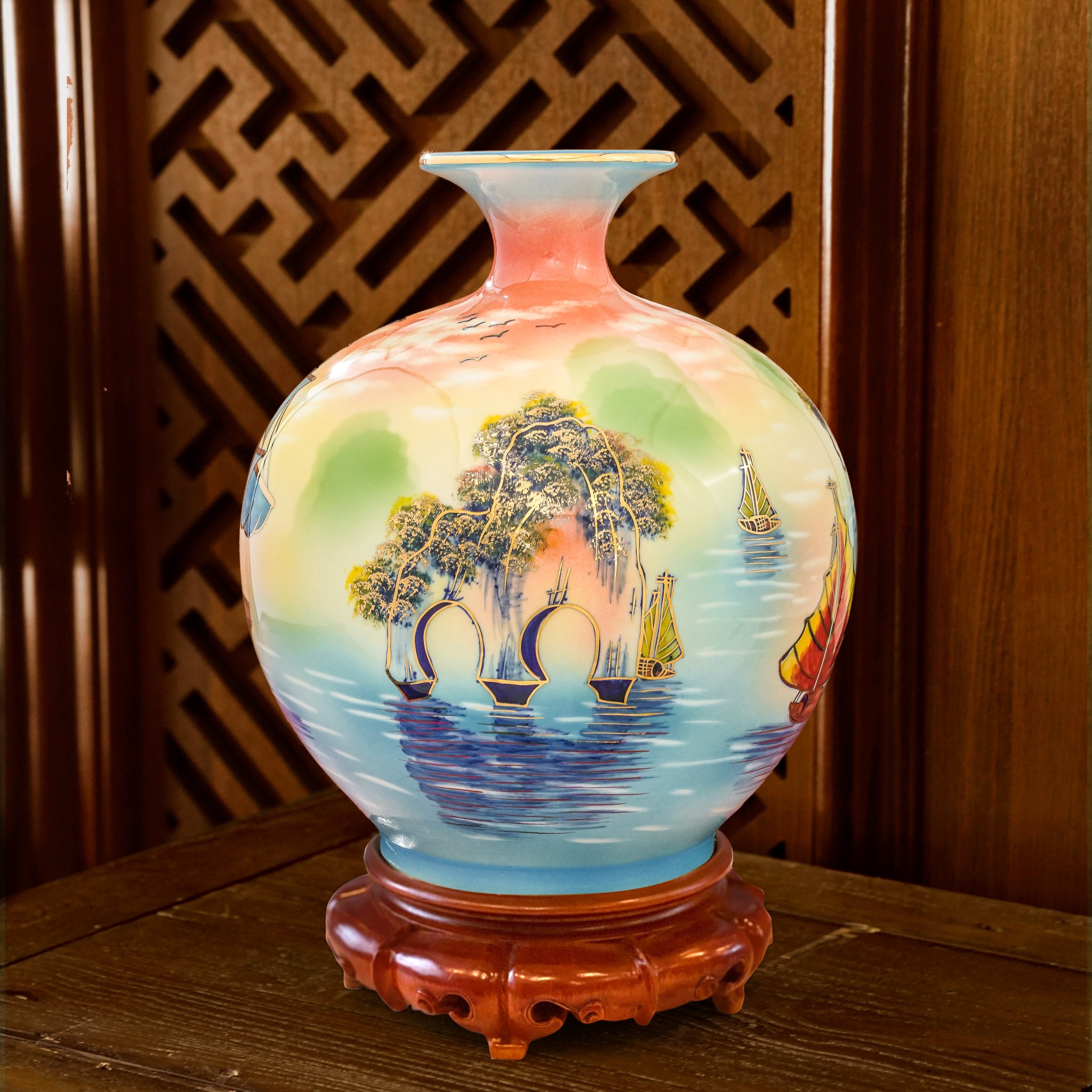 Giới thiệu sản phẩm Bình Hút Lộc Họa Kỹ 3D mới nhà Quang Hậu Ceramic 16 Binh hut loc hoa ky 3D Doc ban Quang Hau Ceramic 91