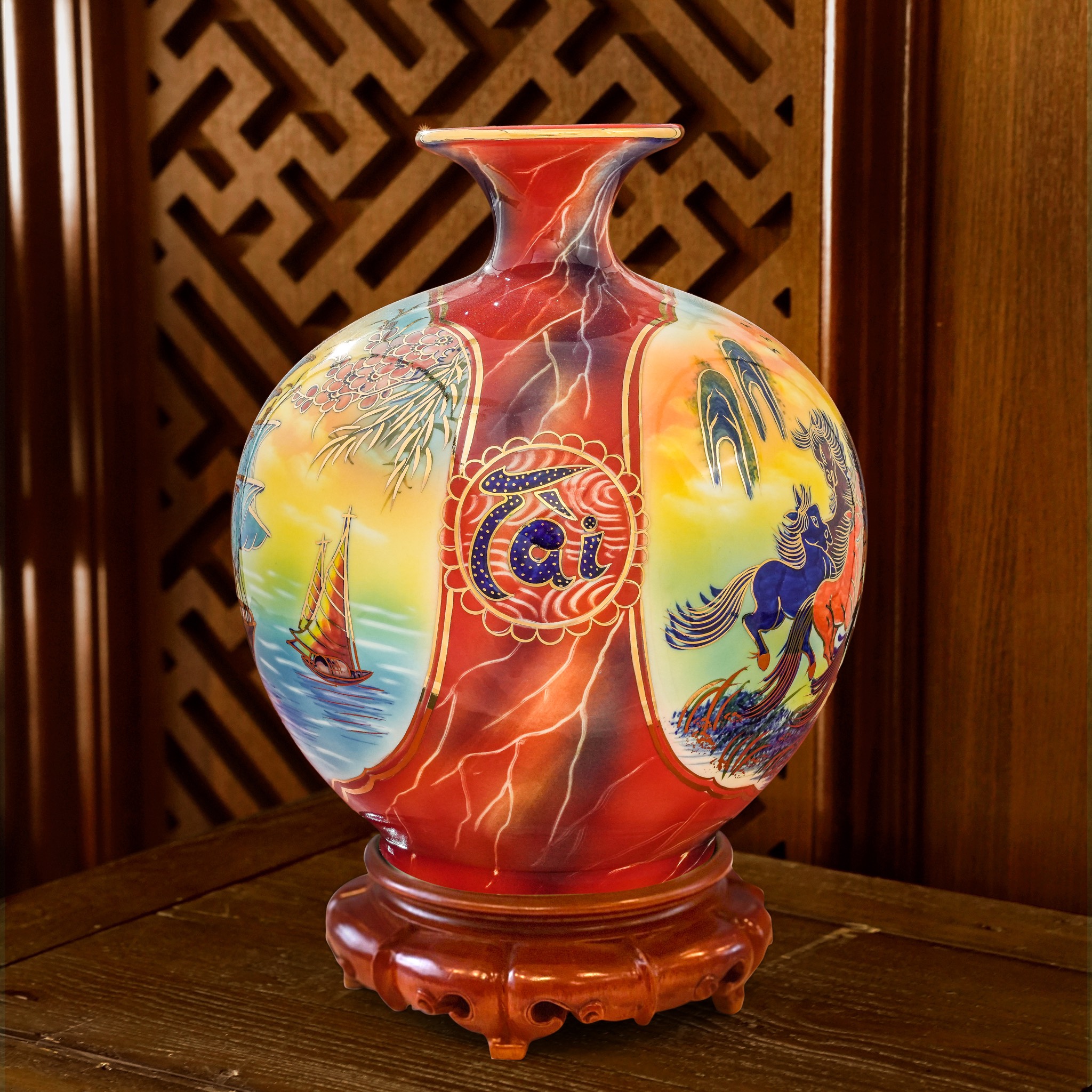 Giới thiệu sản phẩm Bình Hút Lộc Họa Kỹ 3D mới nhà Quang Hậu Ceramic 13 Binh hut loc hoa ky 3D Doc ban Quang Hau Ceramic 94