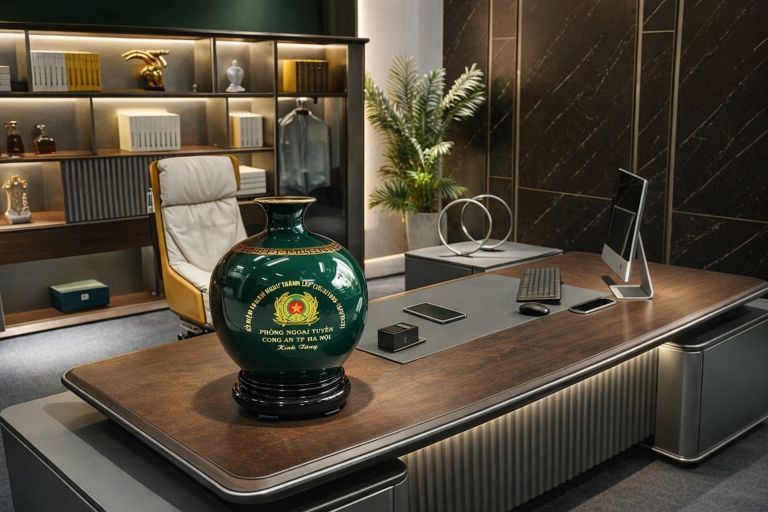 Ảnh thumbnail minh họa chủ đề bình hút lộc theo mệnh, giúp người đọc xác định bình hút lộc mệnh nào hợp, cách chọn bình theo mệnh và chọn màu men theo mệnh Kim Mộc Thủy Hỏa Thổ theo phong thủy ngũ hành.