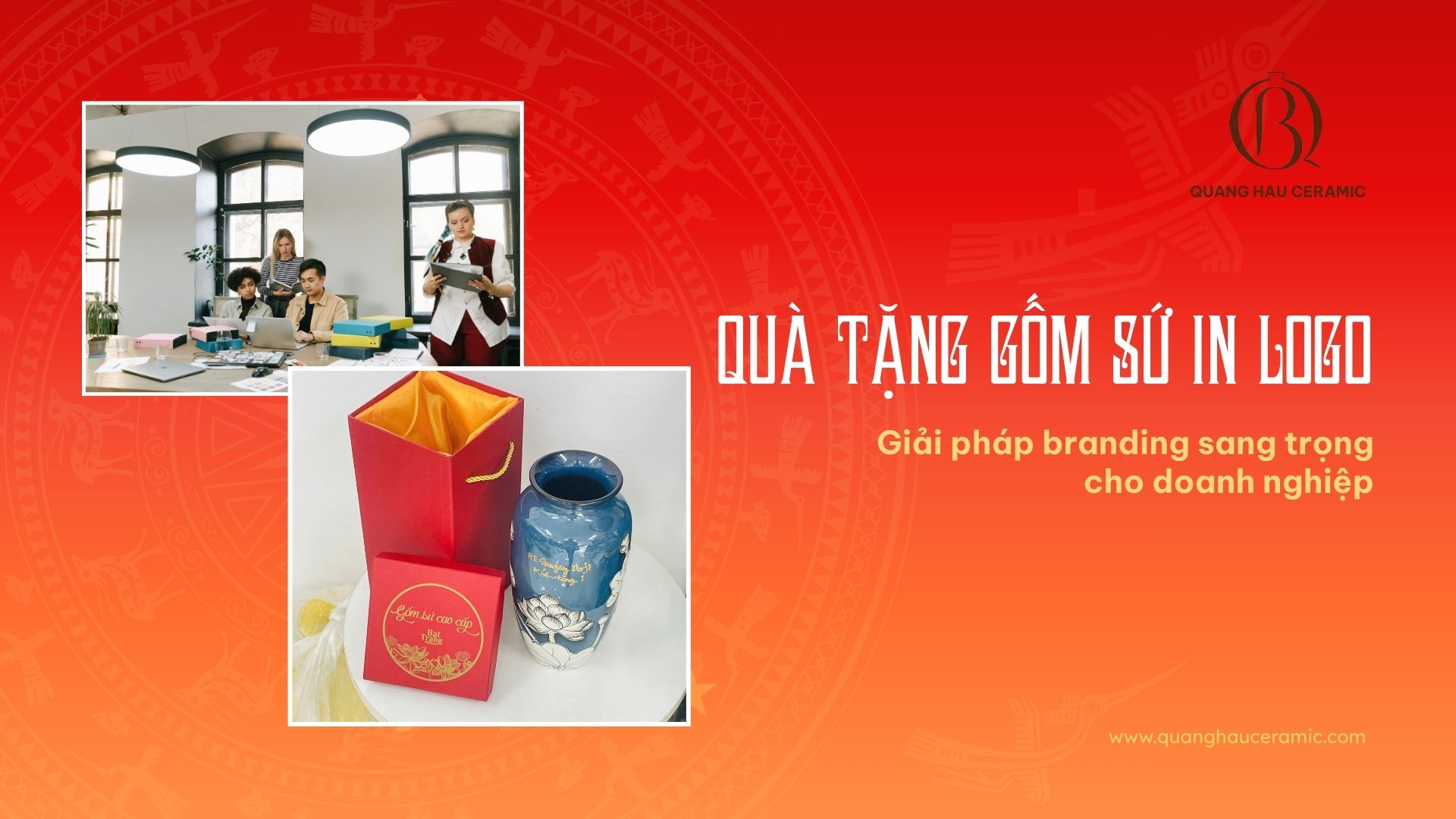 Quà tặng gốm sứ in logo: Giải pháp branding sang trọng cho doanh nghiệp